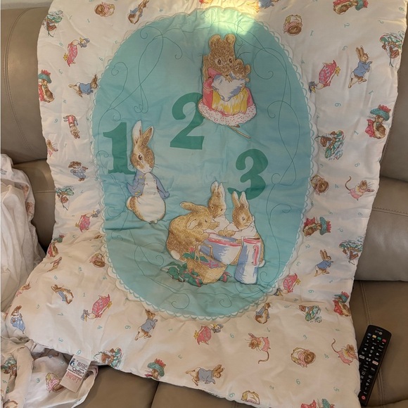 Quiltex Other - Vintage Beatrix Potter Quiltex Baby Quilt, crib sheet, crib ruffle rare 90’s Y2K